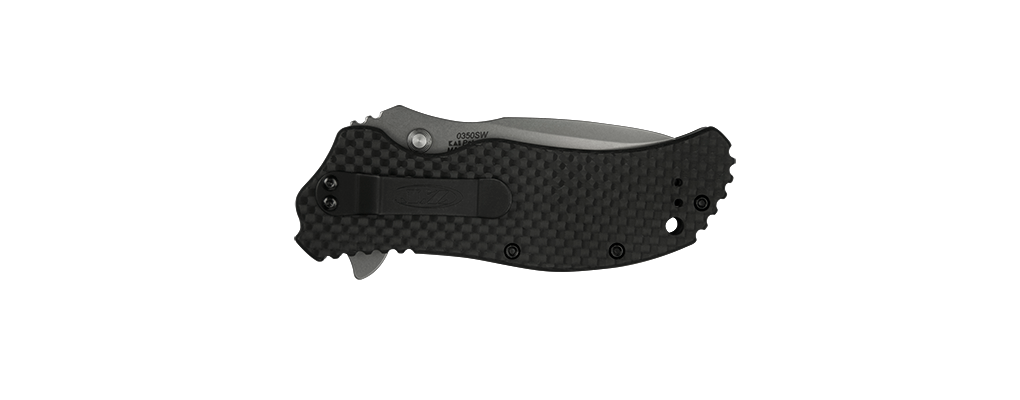 Zero Tolerance 0350SWCF Assisted Open Folding Knife (3.25 Inch Blade)
