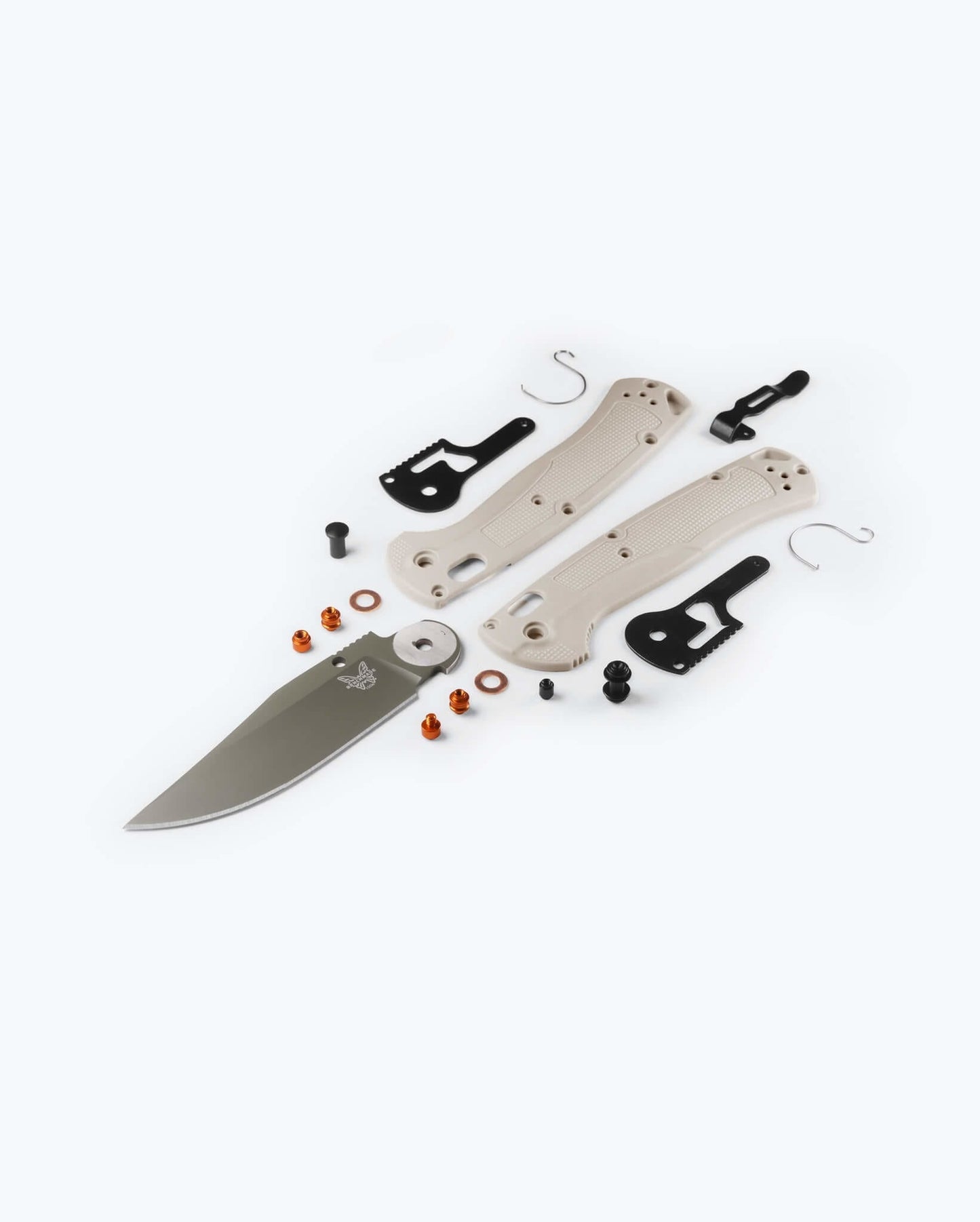 Benchmade Taggedout 15536GN-01 exploded parts view