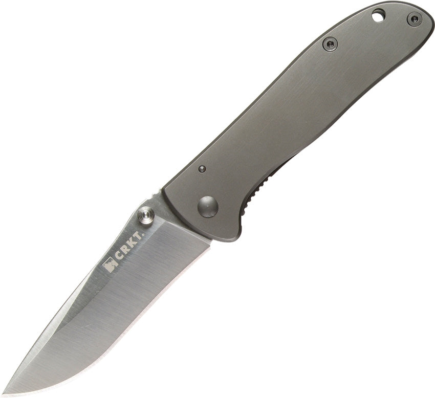 CRKT 6450s Drifter Stainless Steel Folding Knife Frame Lock 2.8in Blade