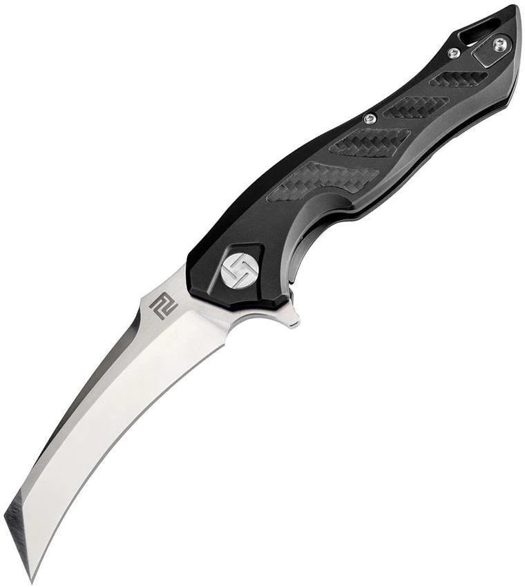 Artisan Cutlery 1816G-BKS Folding Knife Titanium Handle 3.46" Blade S35VN Steel