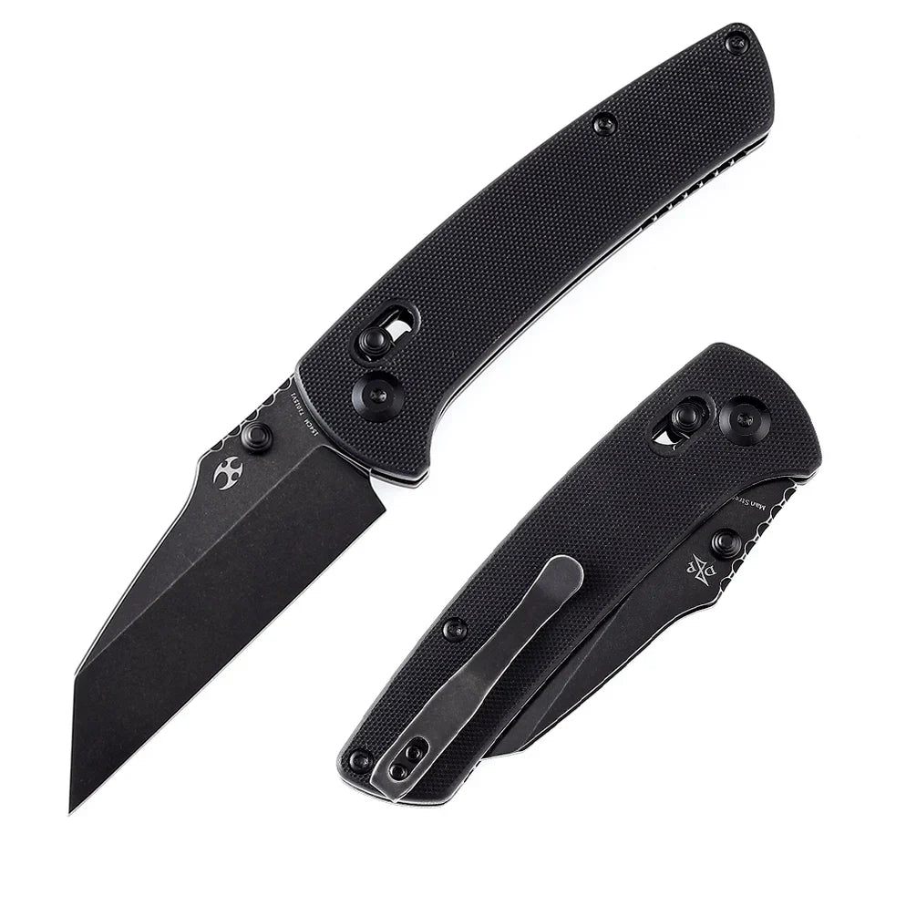 Kansept Main Street 3.36" Black Stonewashed Black G10 T1015V1