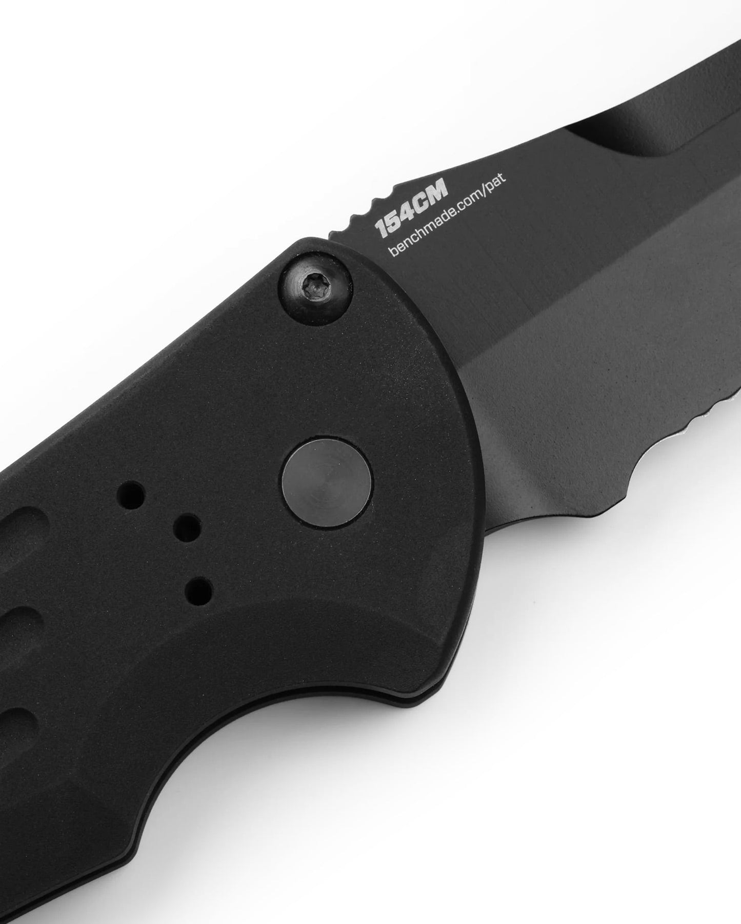 Benchmade Auto Stryker 9101SBK pocket clip and profile view