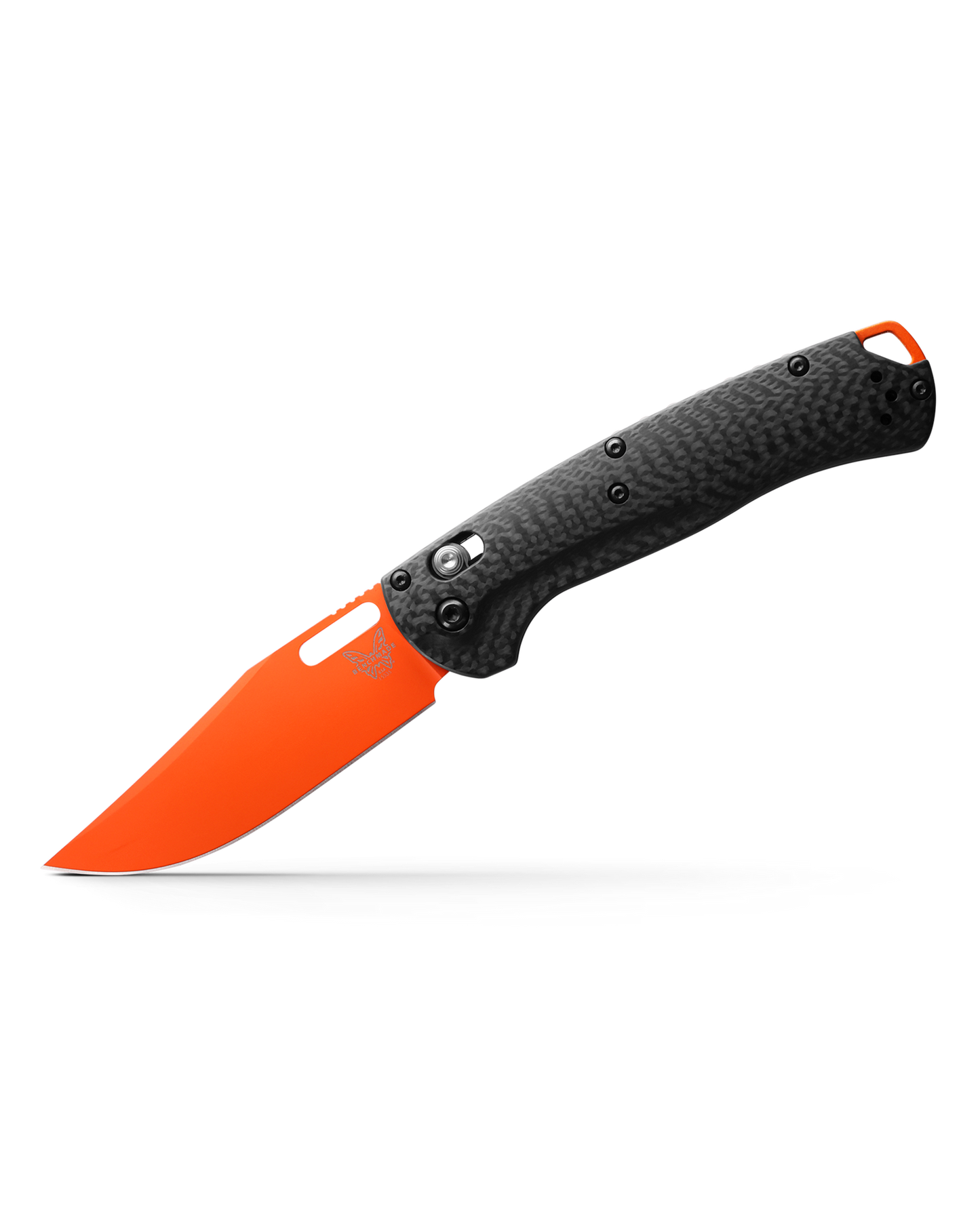 Benchmade TAGGEDOUT AXIS Lock Folding Knife 3.5" Magnacut Clip Point Carbon Fiber Scales 15535OR-1