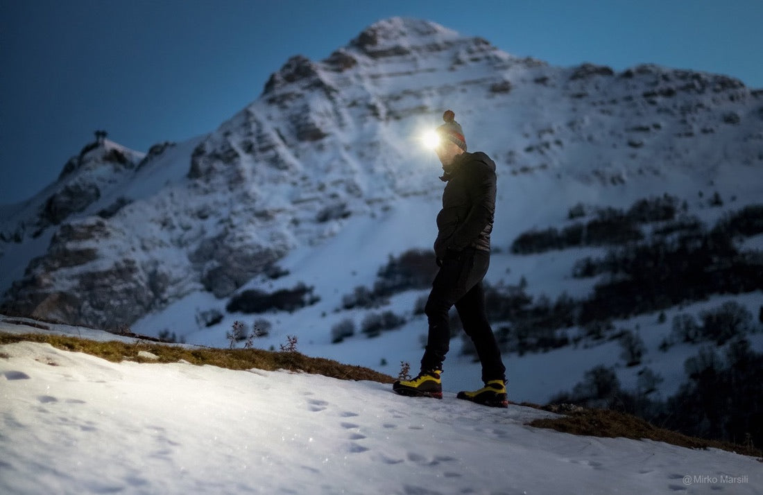 Acebeam H17 2000 Lumen Lightweight Right Angle Headlamp 1 x 18350 Battery