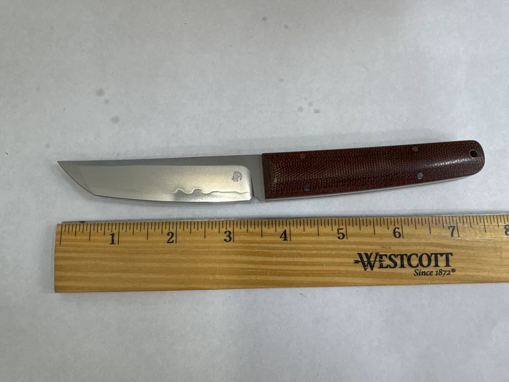 North Mountain Blade ChopMiniFixed-OldFashionedMicarta detail view 11