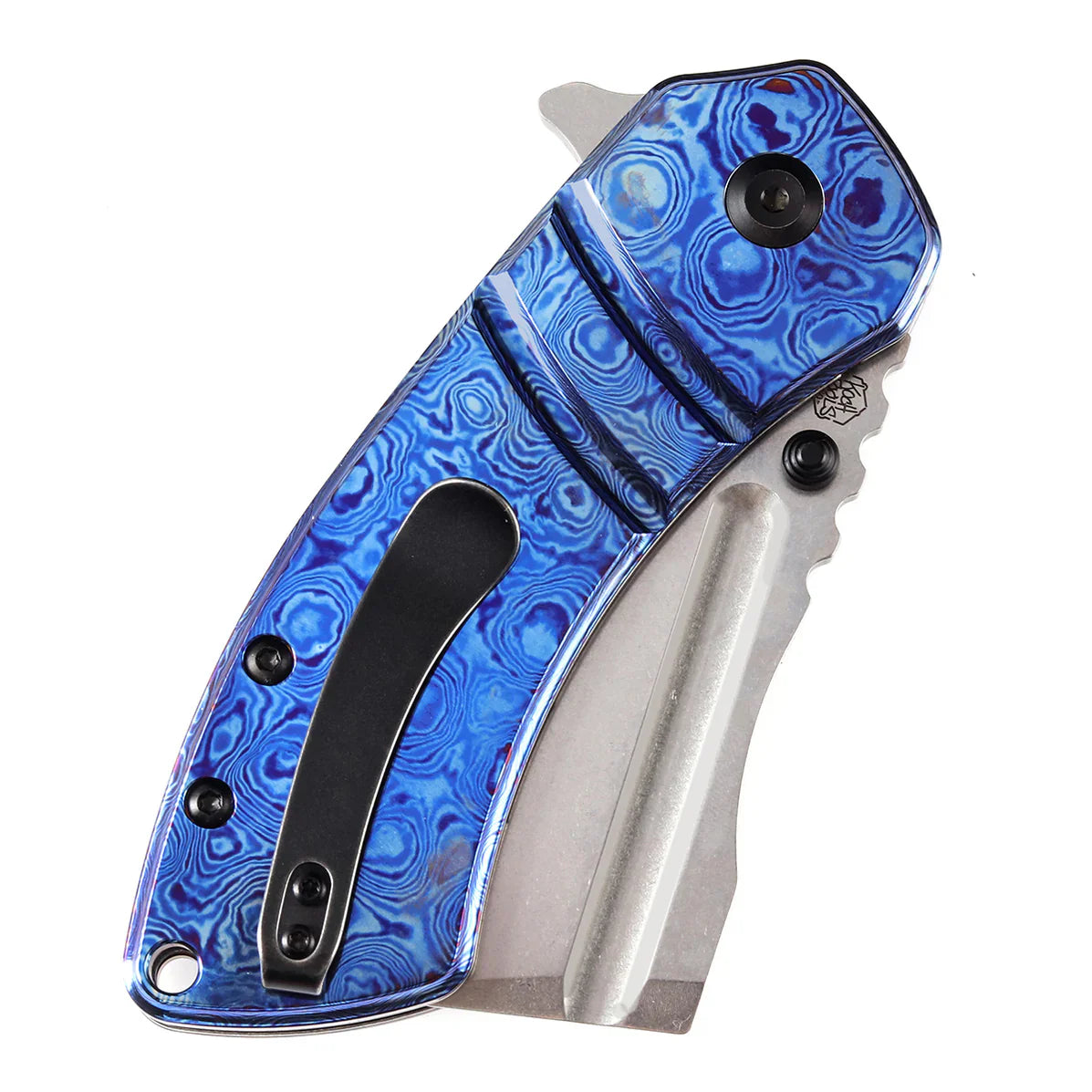 Kansept M+ Korvid 3.07" CPM S35VN Timascus Blue K2030C1U