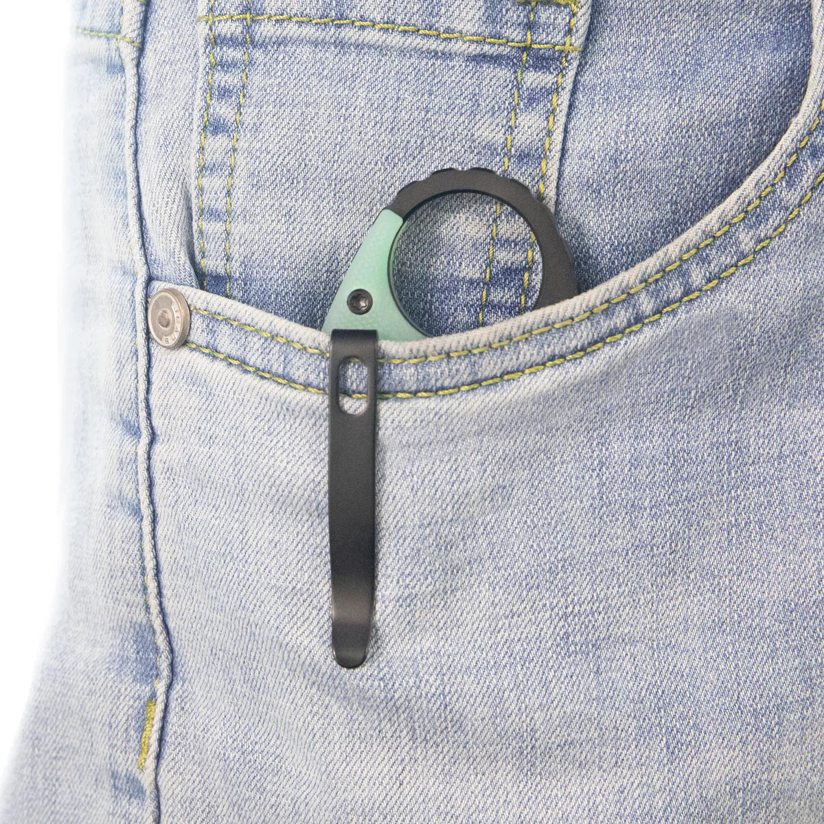 Kubey Knife Mini Wrath 2.44" 14C28N Jade G-10 KUB262L