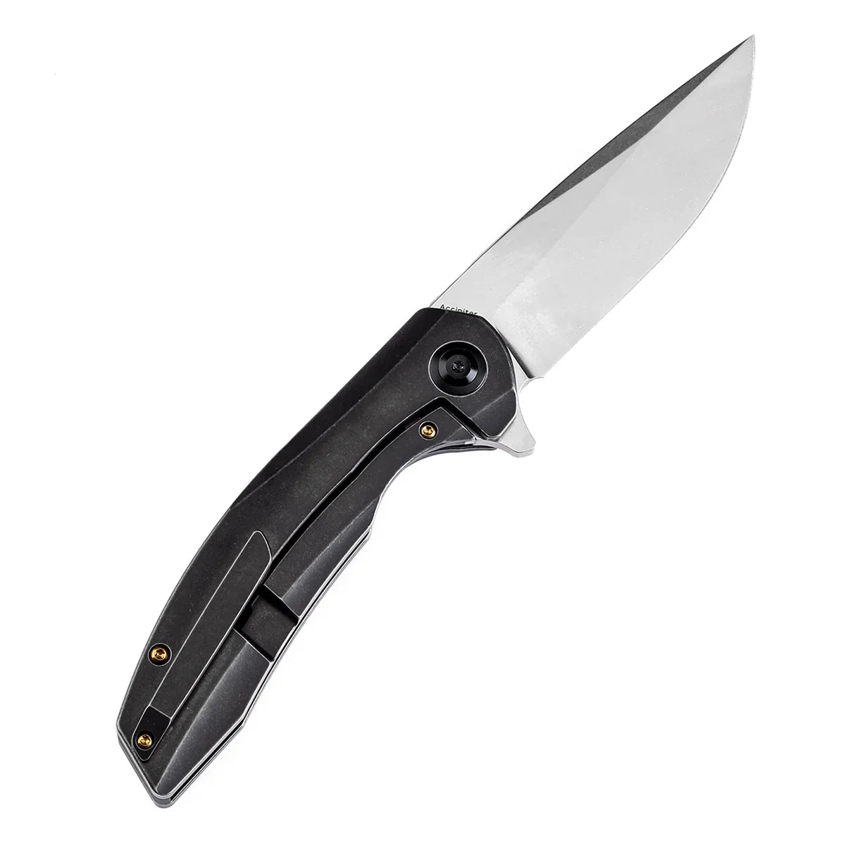 Kansept Accipiter 3.50" Stonewashed CPM S35VN Titanium+Copper Carbon Fiber K1007E2