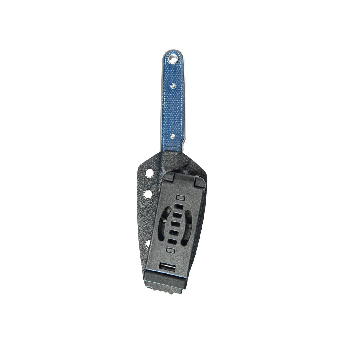 Kubey Knife Drop Point Fixie 3.86" Sandvik 14C28N Blue KUB356B