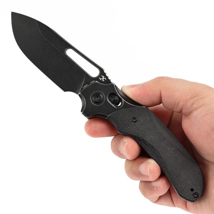 Quasar Blackwash 154CM 3CR,Black Micarta