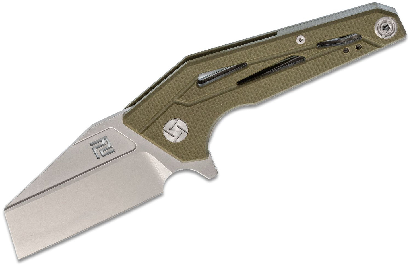 Artisan Cutlery 1819P-GN Folding Knife G10 handles 2.91" Blade D2 Steel