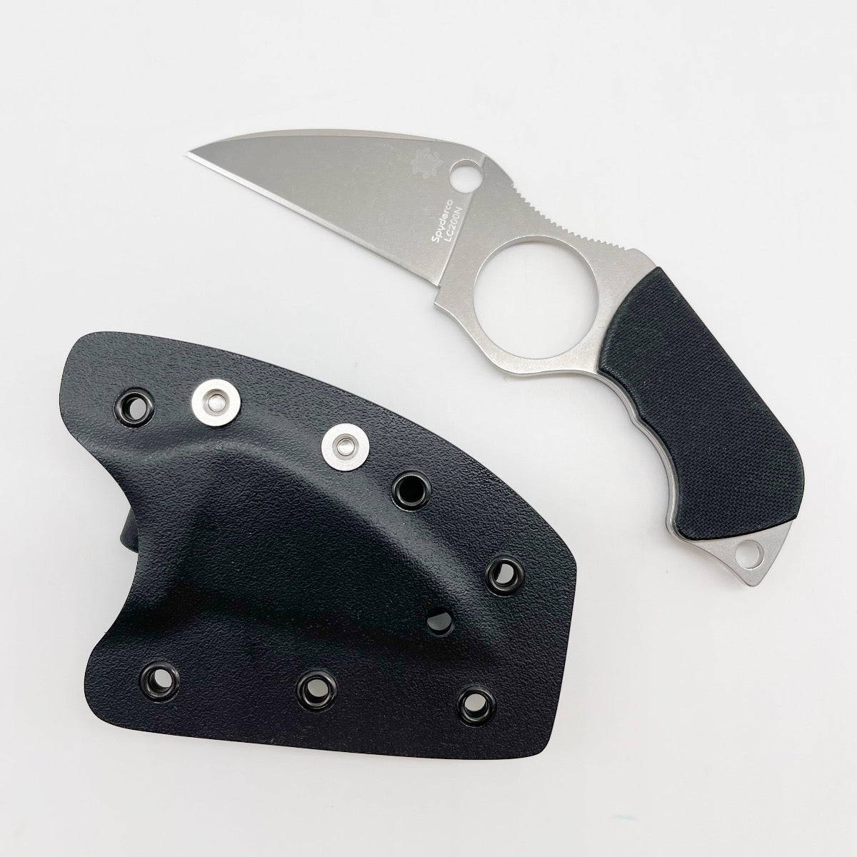 Spyderco SWICK 5 Large Fixed Blade Self Defense Knife 2.73in LC200N Steel Blade