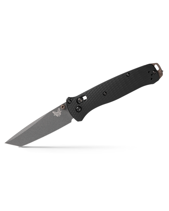 Benchmade 537GY-03 Bailout AXIS Folding Knife 3.38" CPM-M4 Tungsten Gray Tanto Plain Blade Black Aluminum Handles