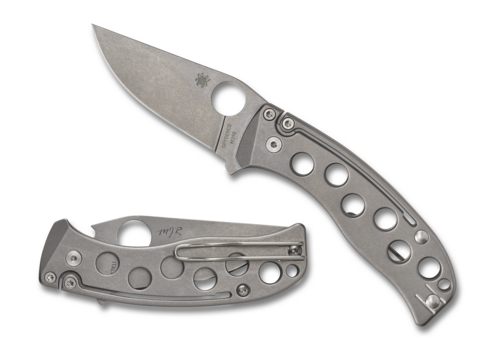 Spyderco PITS Sprint Run Titanium Folding Knife 2.97in M390 Steel Blade - C192TIPM390