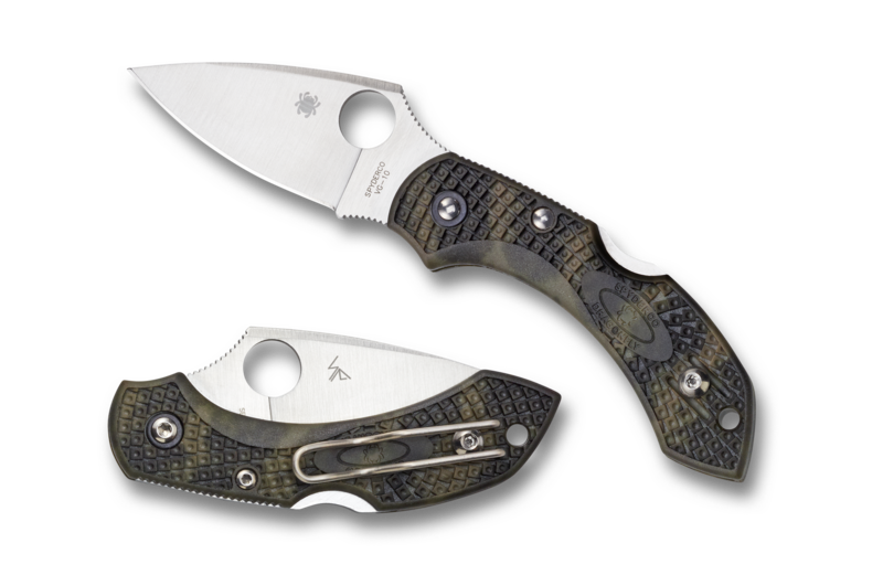 Spyderco Dragonfly 2 Folding Knife 2.3in VG-10 Steel Blade Zome FRN Handles - C28ZFPGR2