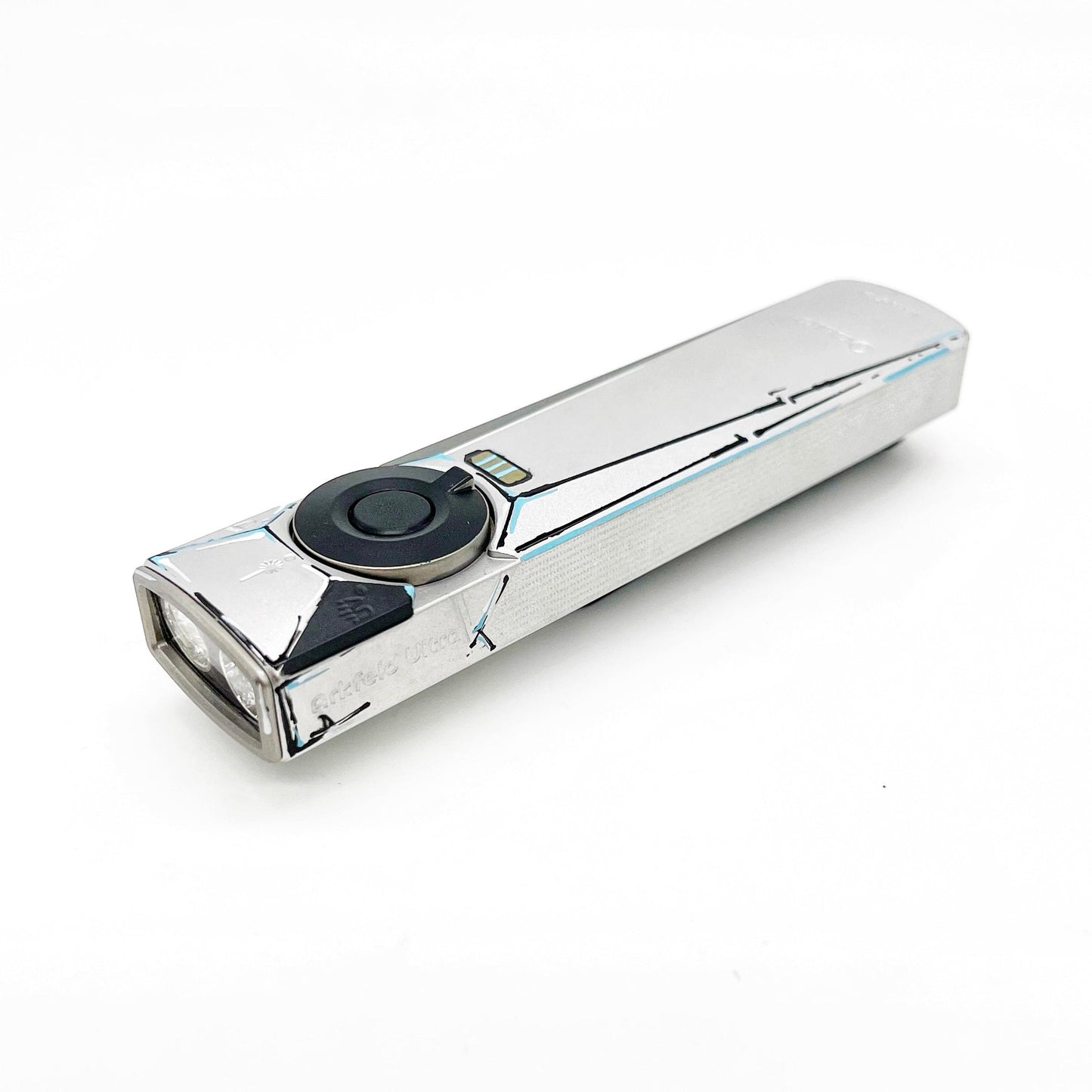 Olight Arkfeld Ultra Comic Book 1400 Lumen EDC Flashlight Rechargeable Aluminum Body - Silver Surfer
