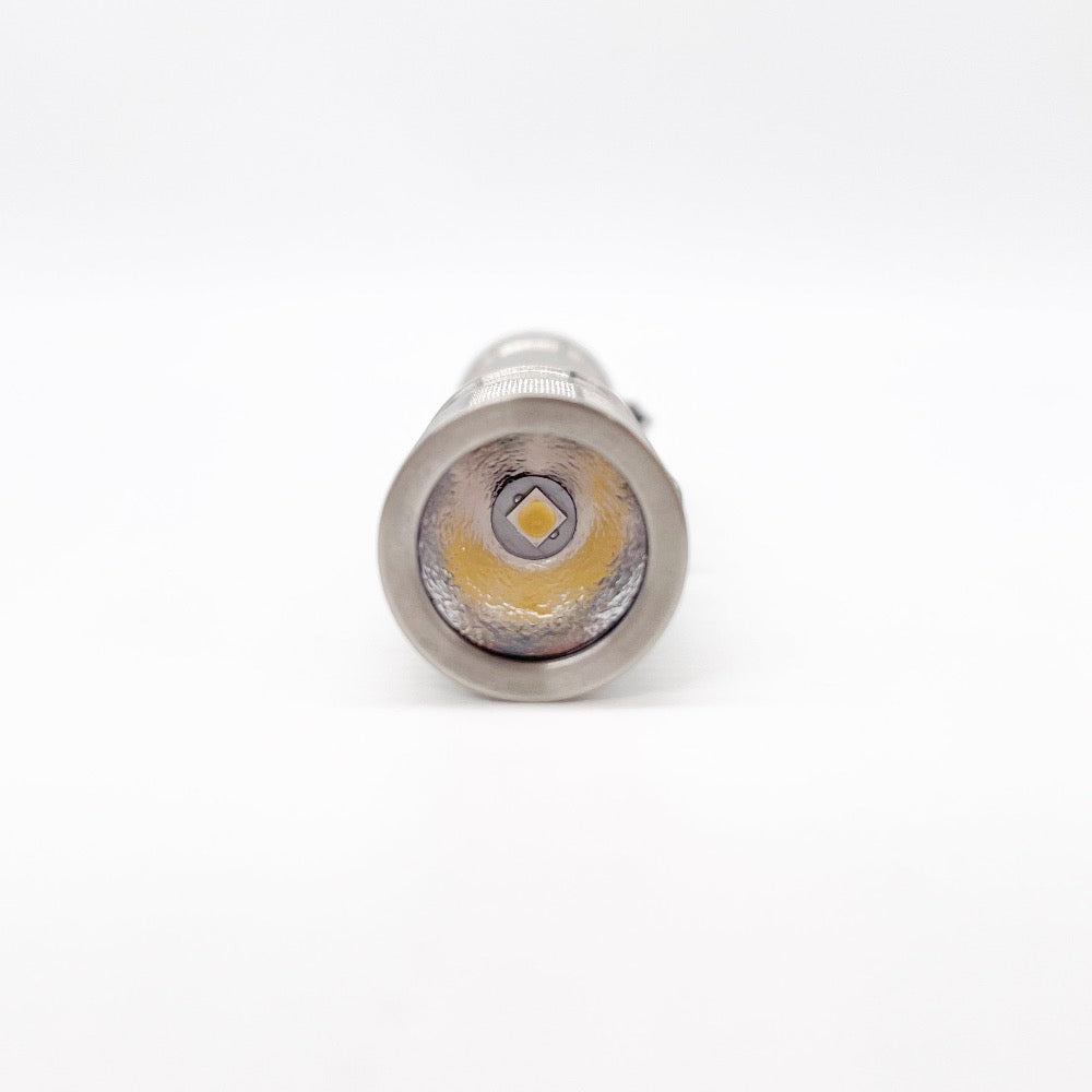 Laulima Metal Craft Ion Slim Titanium 14500 Flashlight Nichia 519a LED H17Fx Driver - Made in USA