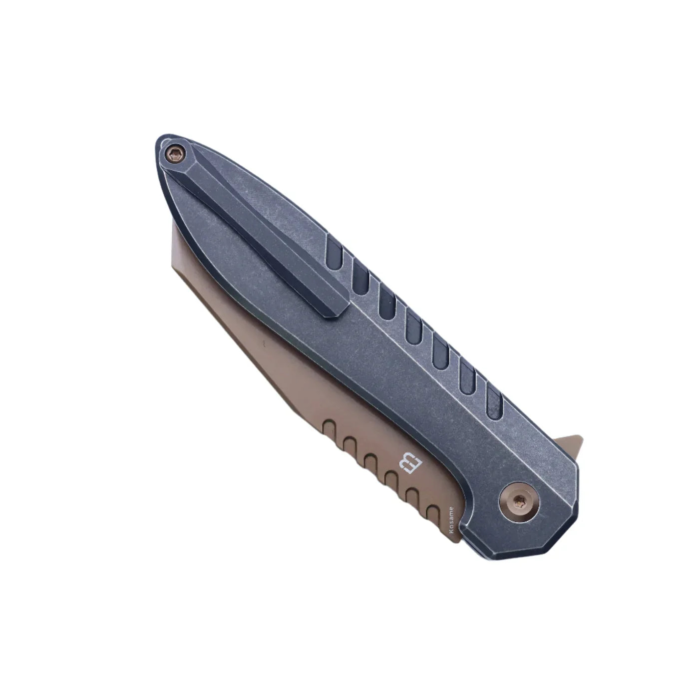 Kansept Kosame3.37" Rose Gold Coated 154CM Blackwash Titanium with Black G10 T1093F7