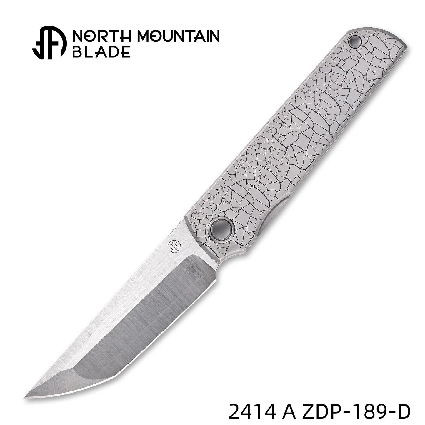North Mountain Blade 2414-A-ZDP189-D zen tanto folding knife detail view 4
