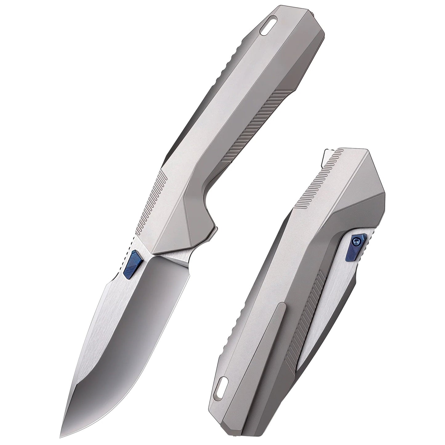 REMETTE RT-WK1 Disassembly Knife 3.46in M390 Blade Gray Titanium Handle WK1-D