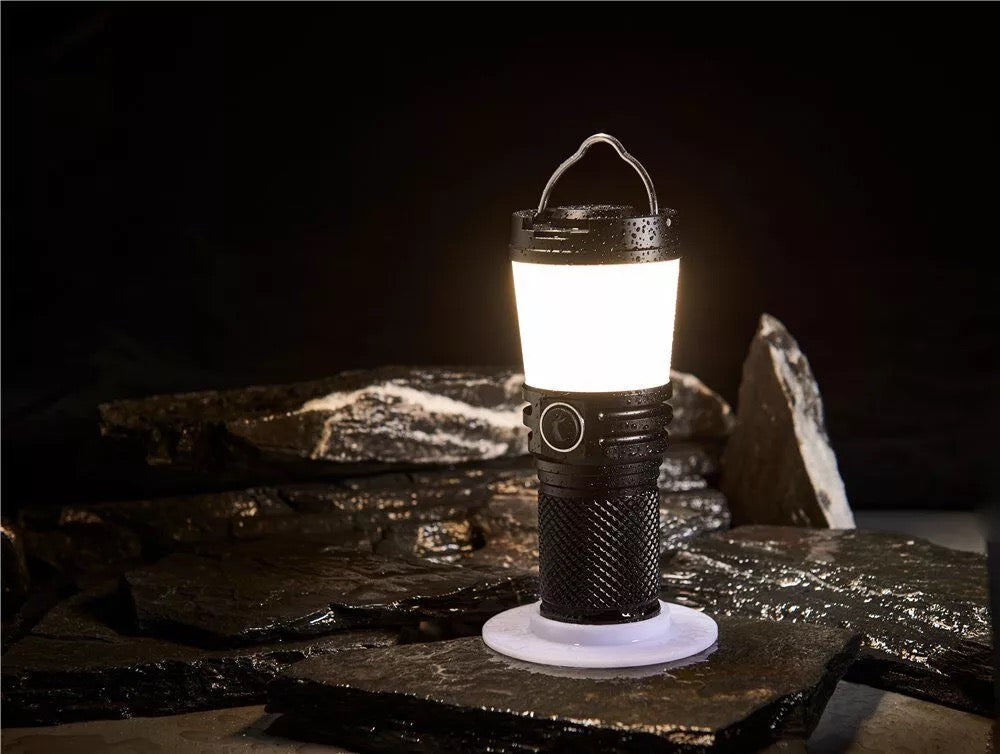 Lumintop CL2 with tripod socket and hanging hook for hands-free use