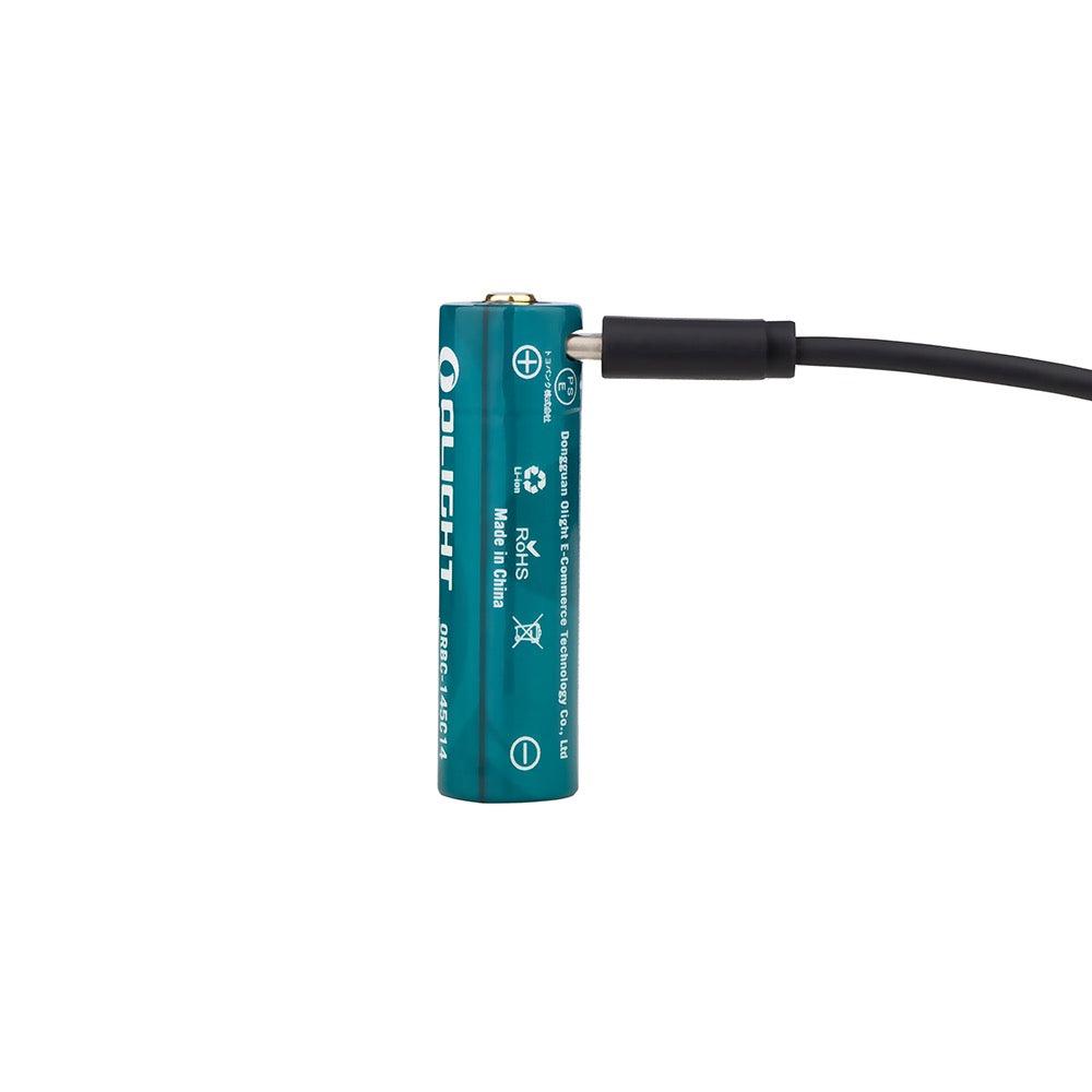 Olight 14500 USB-C Rechargeable Battery 2.4V 1420mAh (Designed For i5R)