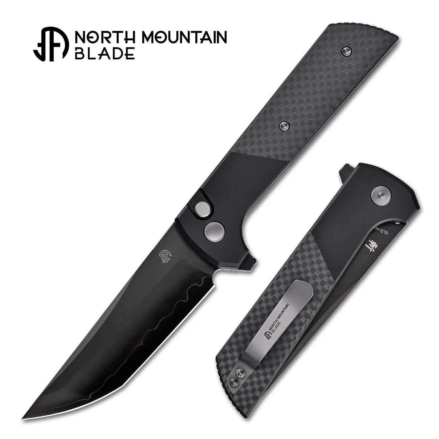North Mountain Blade 2407-CF-DLC folding knife detail view image 4
