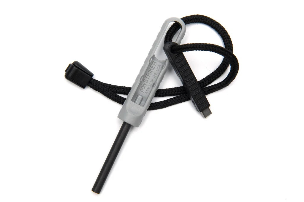 Exotac polySTRIKER Ultra-Light Ferrocerium Rod & Built In Striking Tool