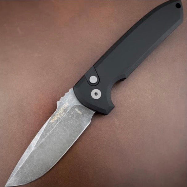ProTech LG311 Rockeye Folding Knife Acid-washed S35VN Steel Blade