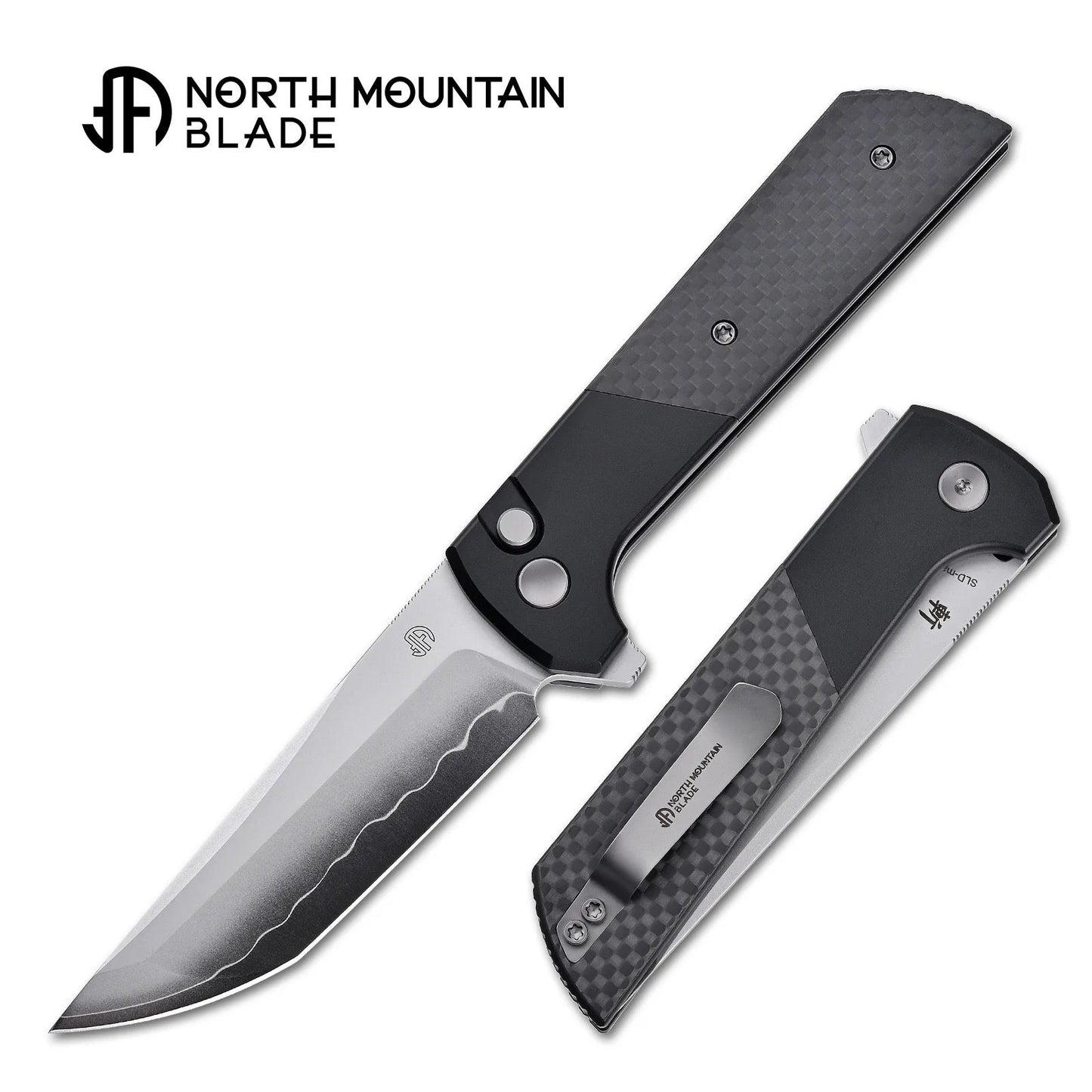 North Mountain Blade 2407-CF folding knife detail view image 4