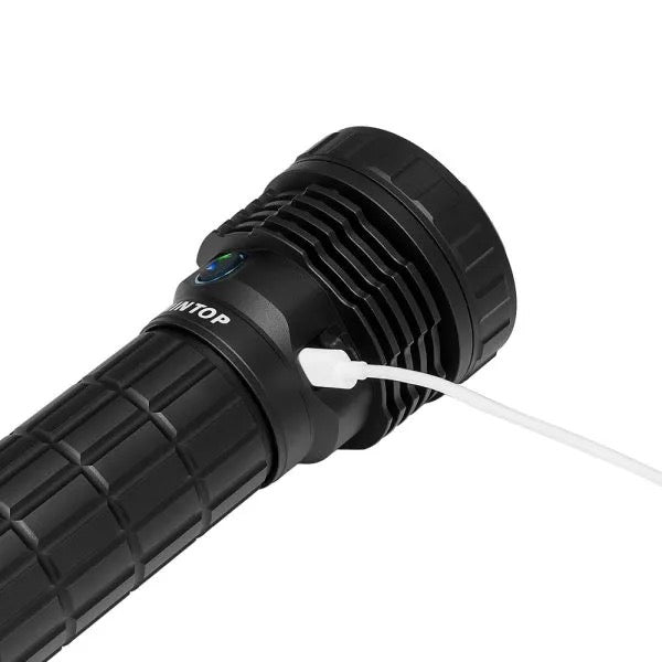 Lumintop Mach 3.0 – 50,000 Lm Fan‑Cooled Floodlight, USB‑C Rechargeable, IP68 Waterproof