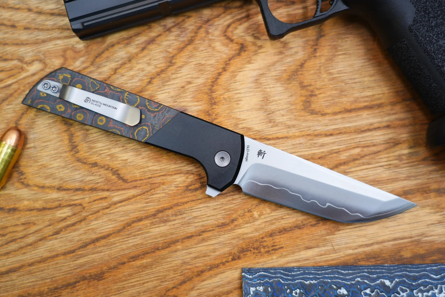 North Mountain Blade 2407-CCFDM detail view 6 folding knife