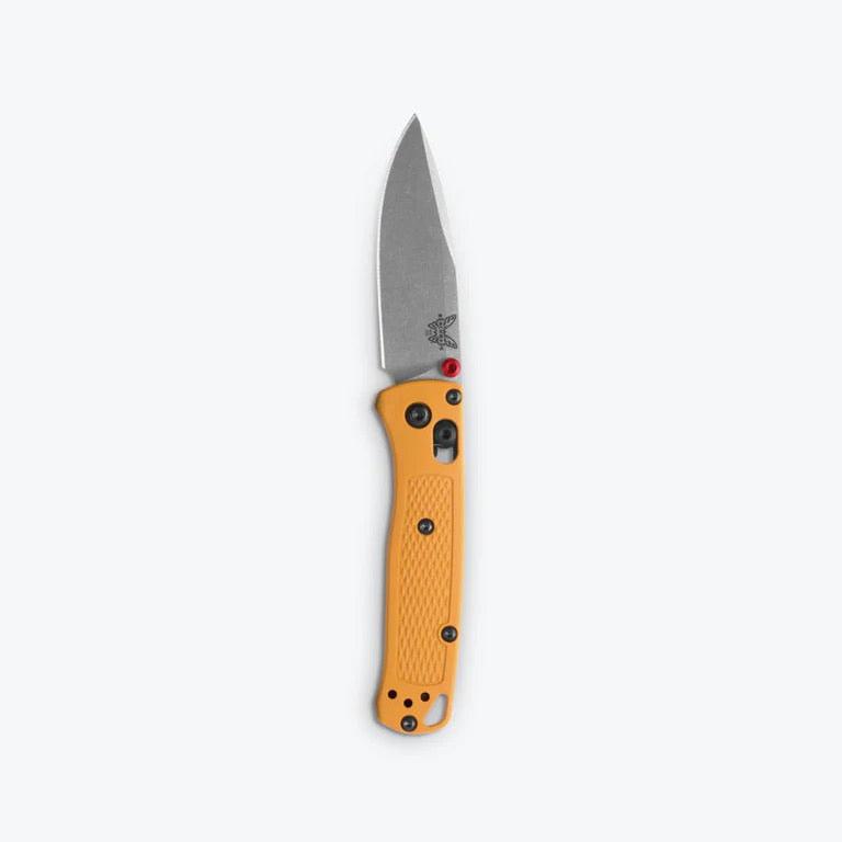 Benchmade Mini Bugout 533-08 Daybreak Yellow Grivory handle detail
