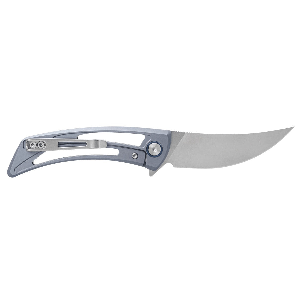 SRM Unicorn 7415-TE Folding Knife 2.76in 154CM Blade Titanium Handles