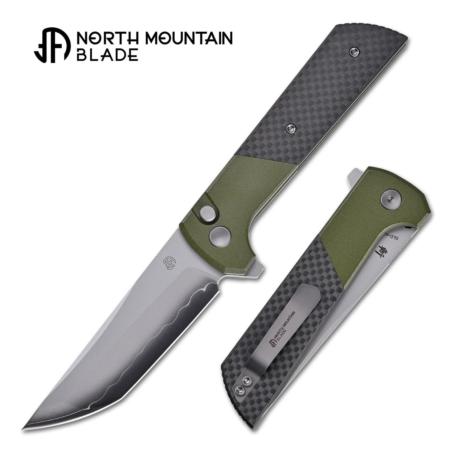 North Mountain Blade 2407-SPGRCF folding knife detail view image 4