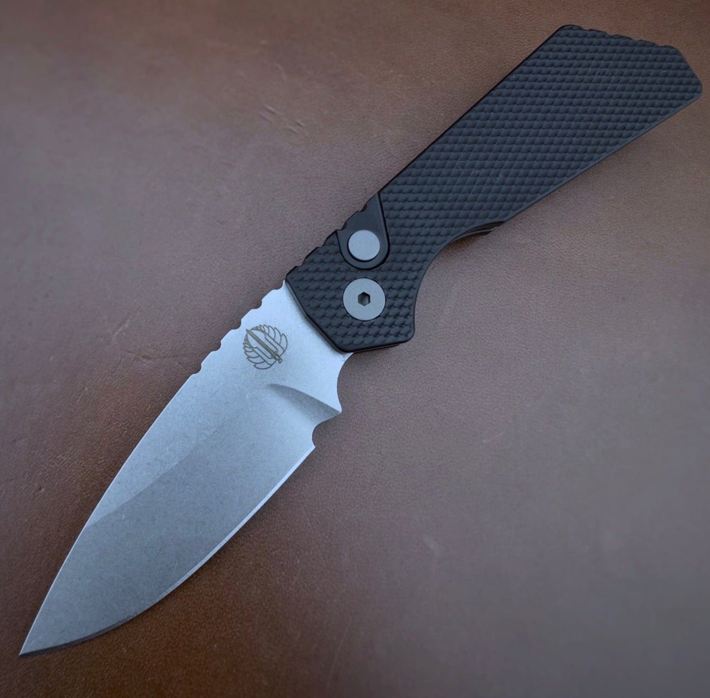 ProTech PT205 Strider PT+ Magnacut Steel Blade Black Textured Handles