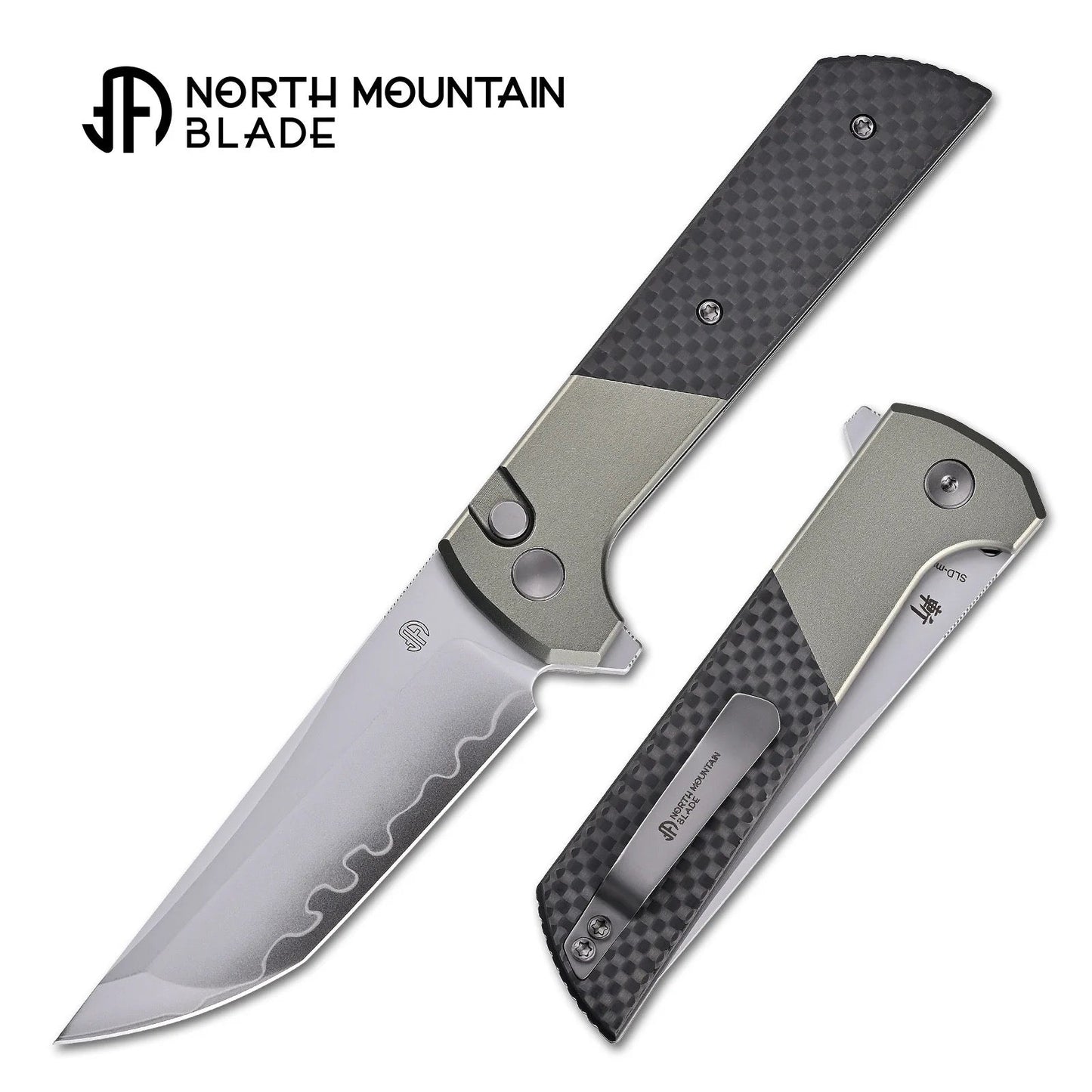 North Mountain Blade 2407-GRCF folding knife detail view image 4