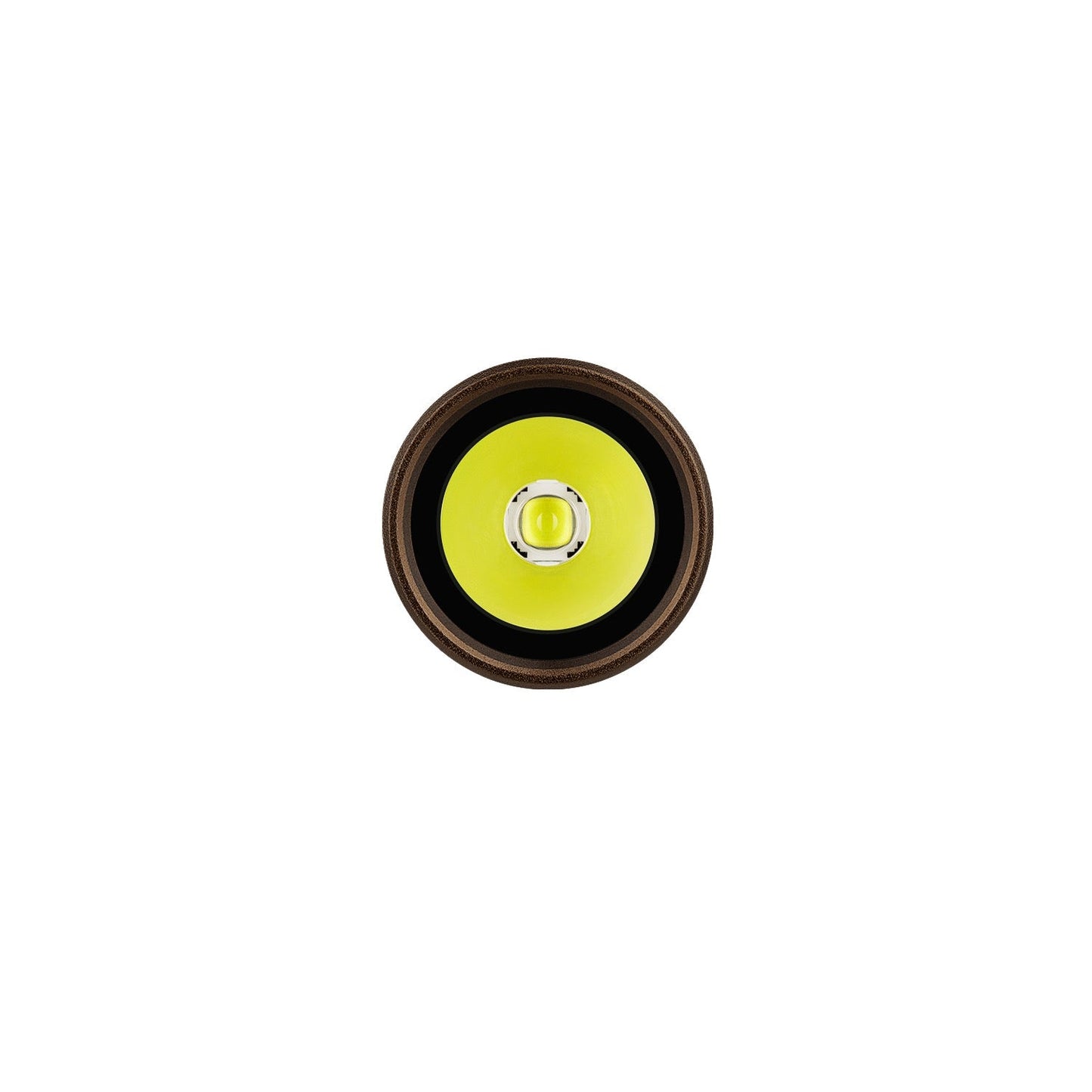 Olight i3T EOS Shadow Dune tail switch and AAA battery compartment detail