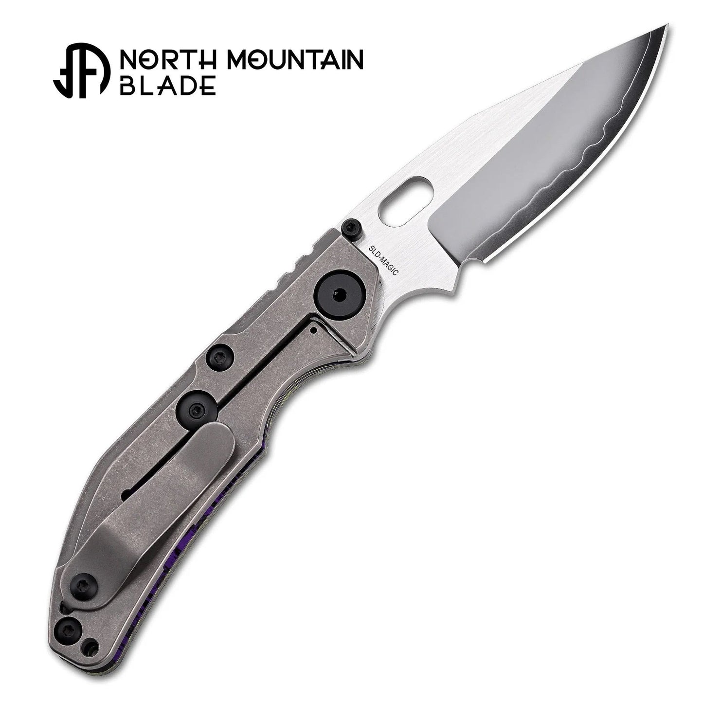 North Mountain Blade 2521-PRGR detail view 7 folding pocket knife