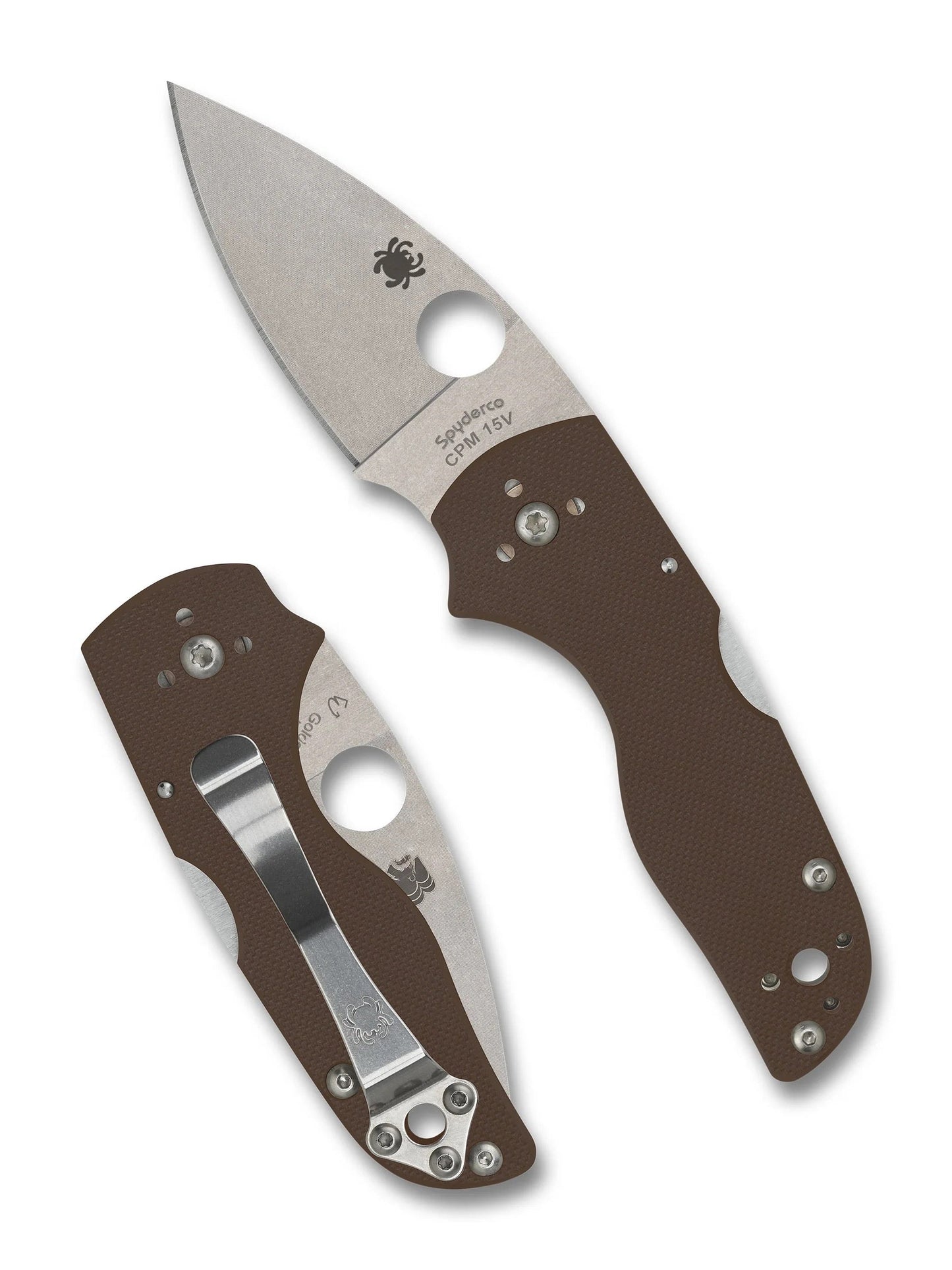 Spyderco Lil' Native 2.42" CPM 15V Sprint Run Brown G-10 - C230MBGPBN15V
