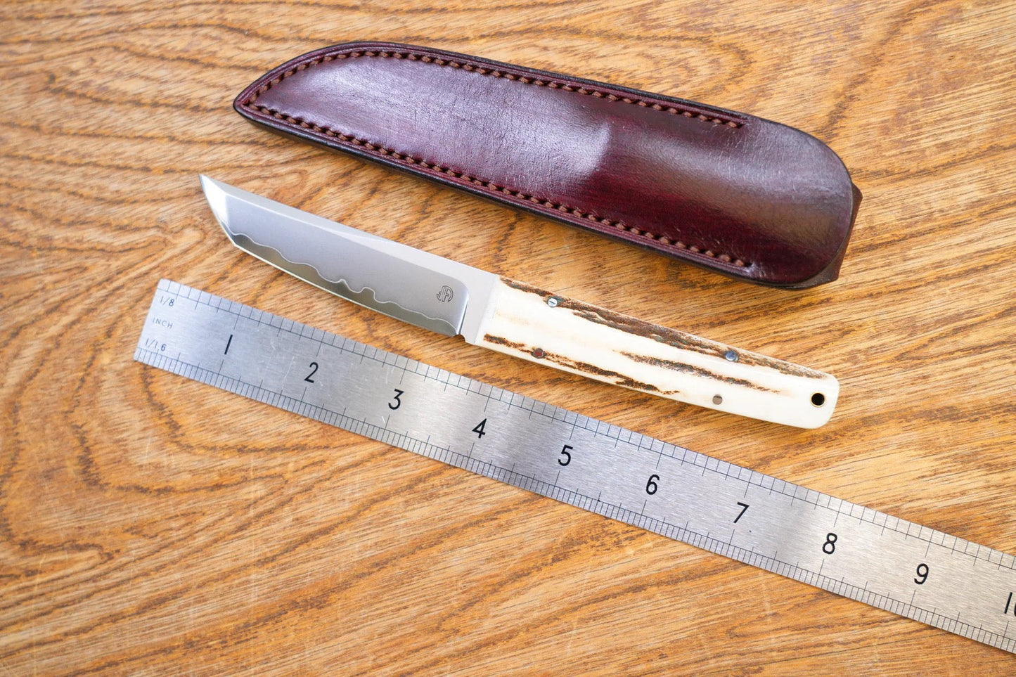 North Mountain Blade SamuraiShortKnife-Antler detail view 5