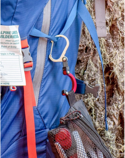 Heroclip Mini Adjustable Carabiner/Hanger - Supports up to 40 lbs