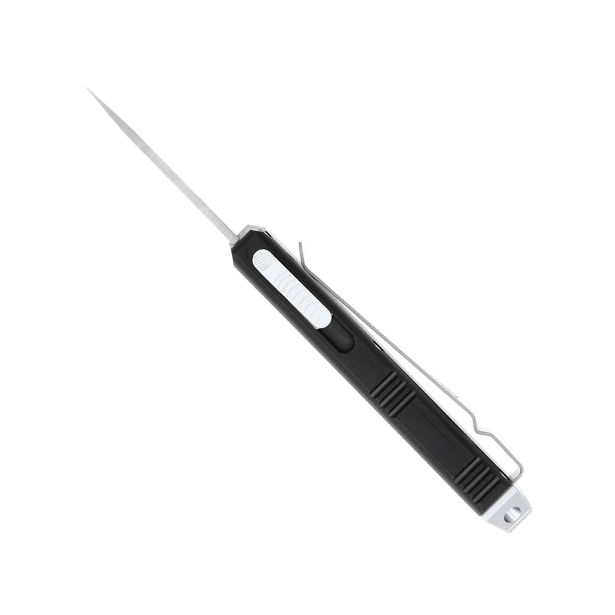 CobraTec OTF Money Clip Dual Action Knife D2 Steel 1.75in Blade - Black