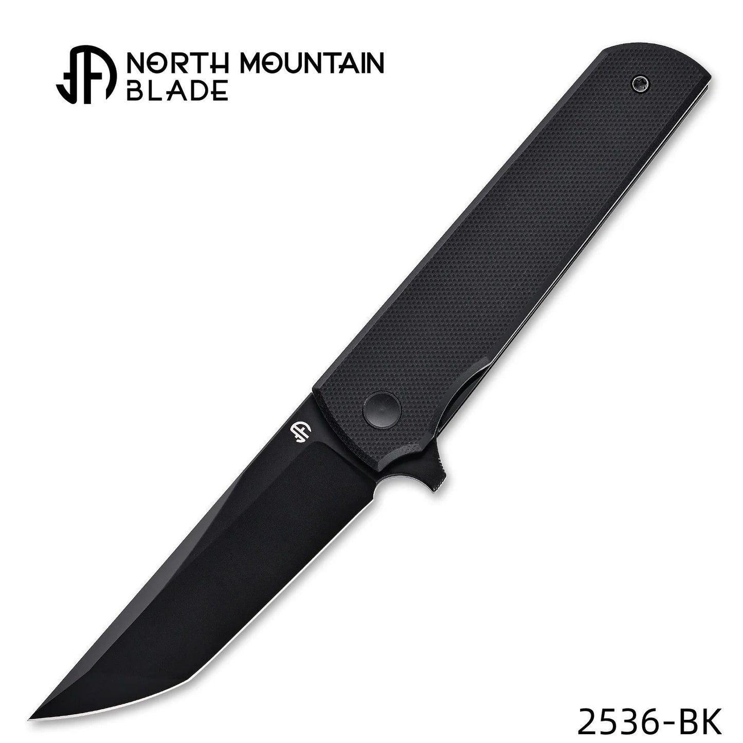 North Mountain Blade 2536-BK folding knife front view product photo