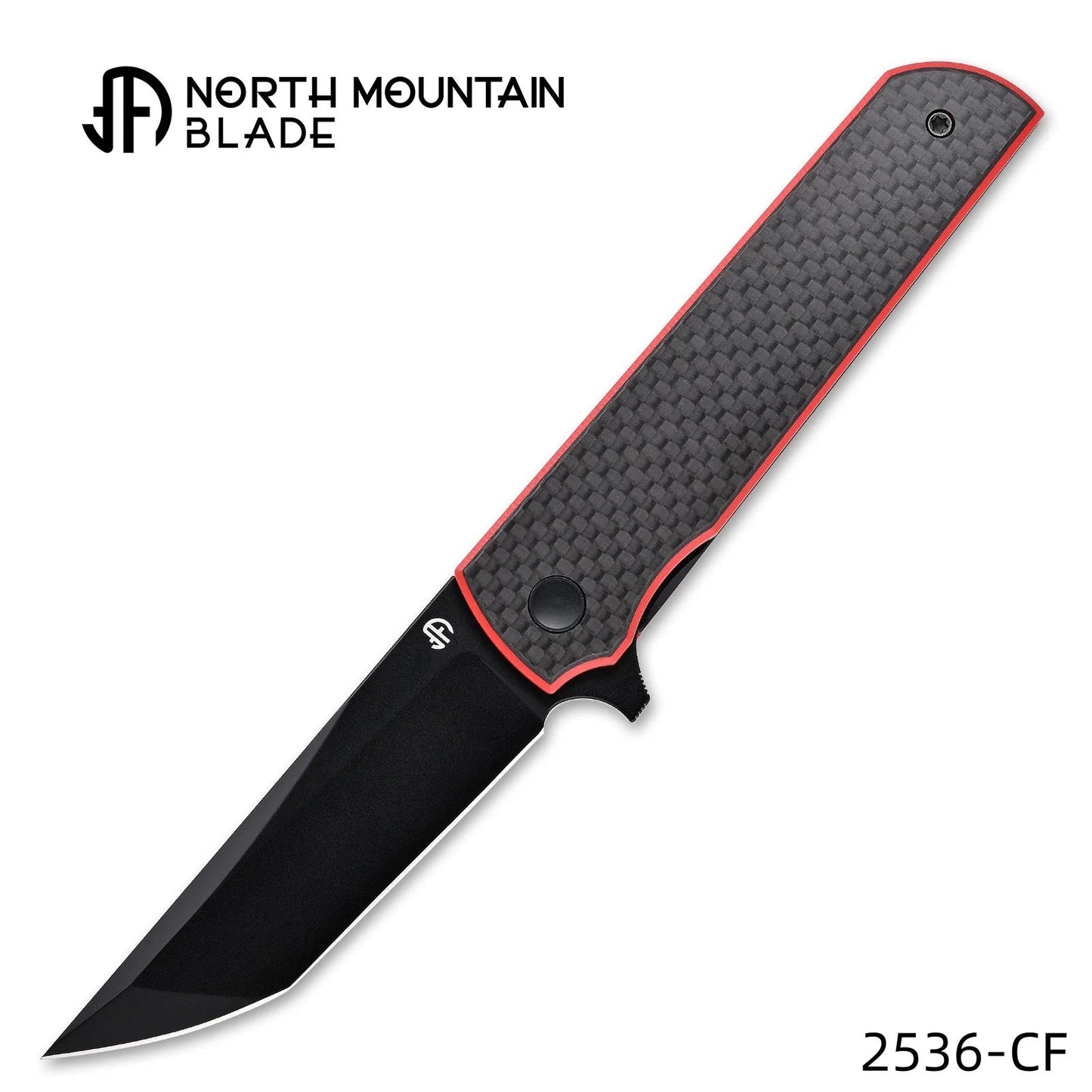 North Mountain Blade 2536-CF folding knife front view product photo