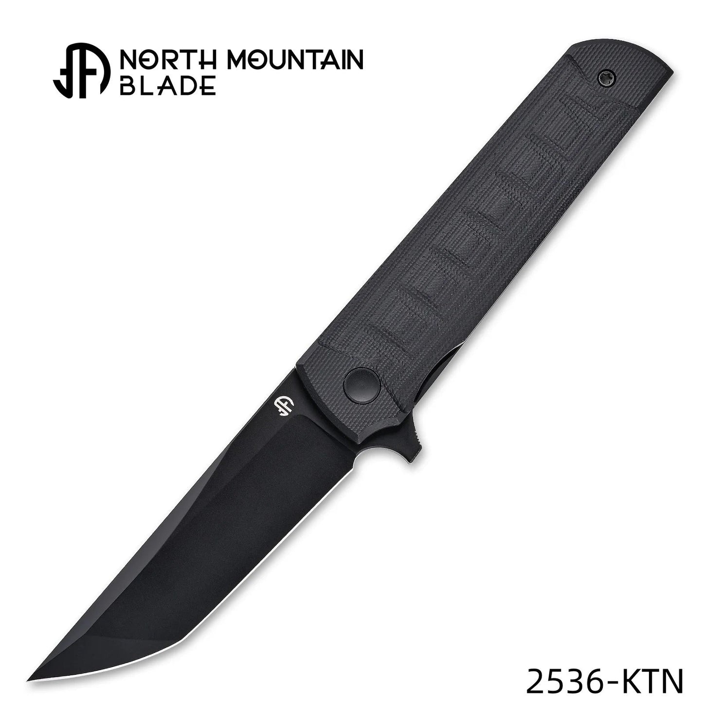 North Mountain Blade 2536-KTN folding knife front view product photo