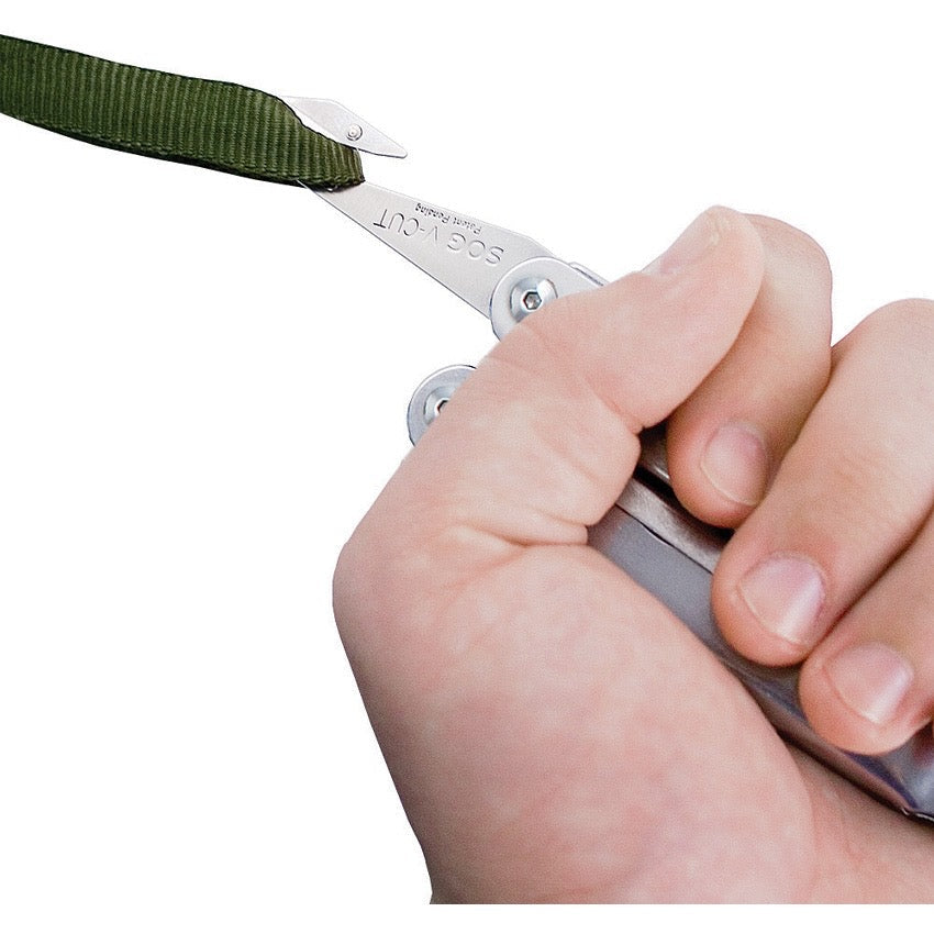 SOG PowerLock Multitool w/ V-Cutter & Nylon Pouch