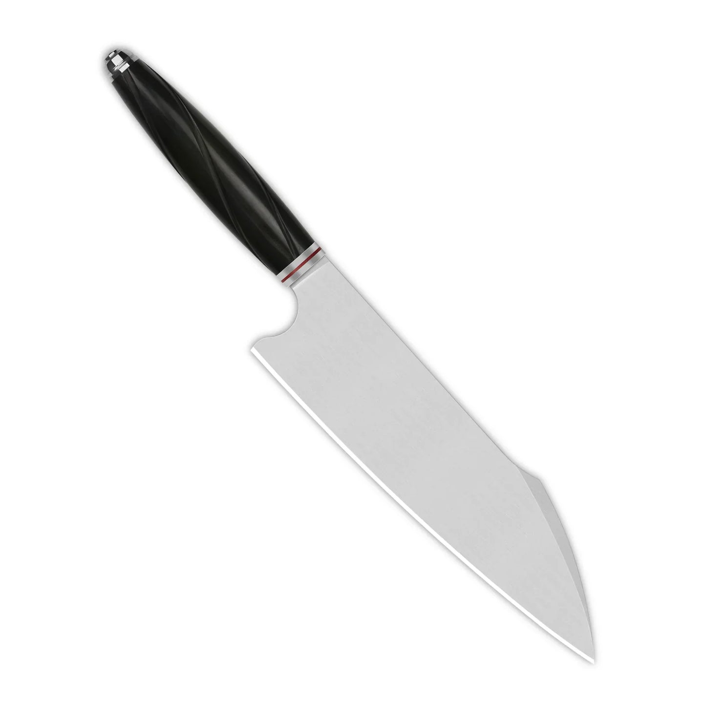 Harpoon Chef 5.125" 14C28N, satin finish Ebony Wood QS-KK-001A