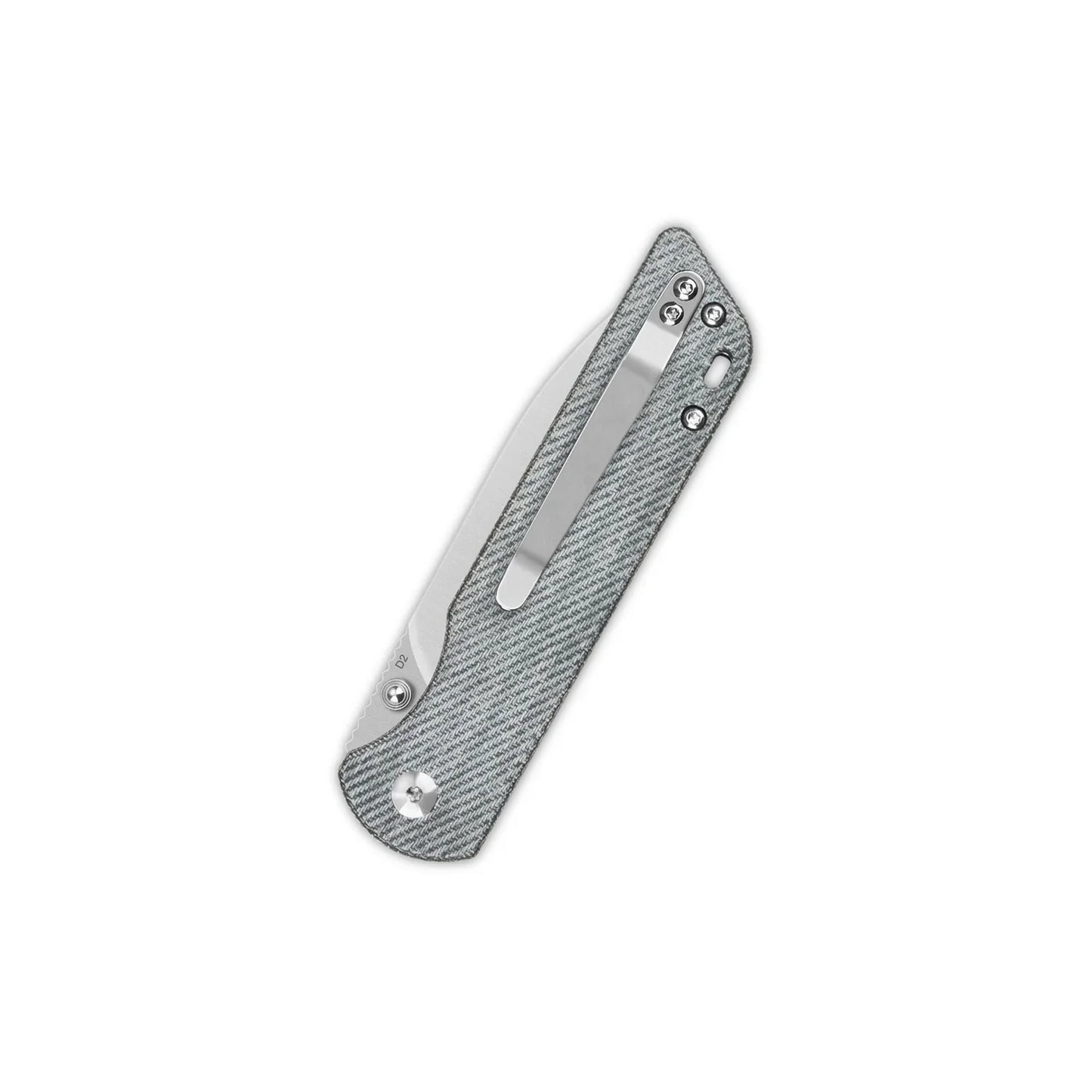 QSP Parrot V2 3.25" D2 Denim Micarta QS102-F