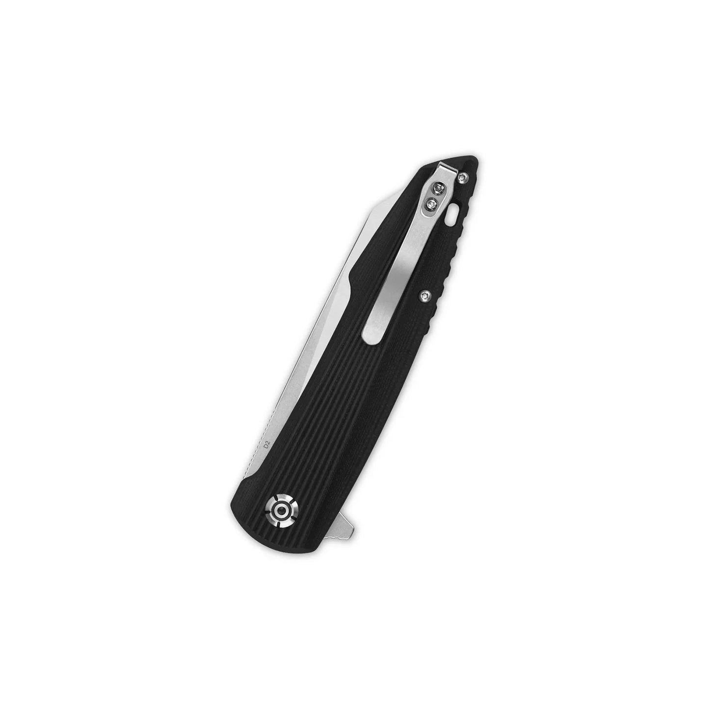 QSP Phoenix - 3.75" D2 Blade Black G10 Handles - (QS108-C1)